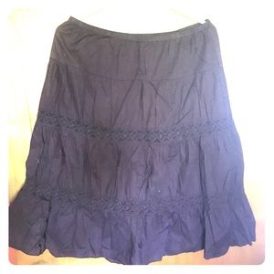 No Boundaries Brown Mid-Length Skirt